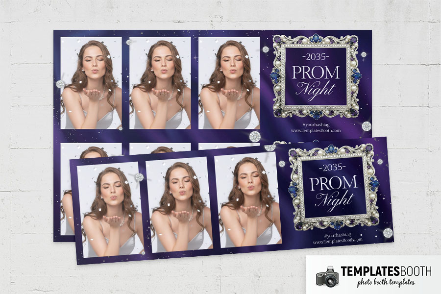 Prom Night Party Photo Booth Template Preview
