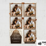 Rustic Barn Wedding Photo Booth Template Preview