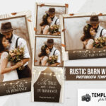 Rustic Barn Wedding Photo Booth Template