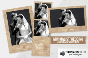 Sandstone Wedding Photo Booth Template