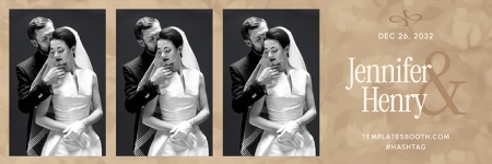 Modèle de photobooth de mariage en grès