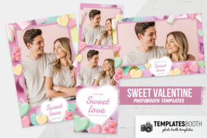 Sweet Valentines Photo Booth Template
