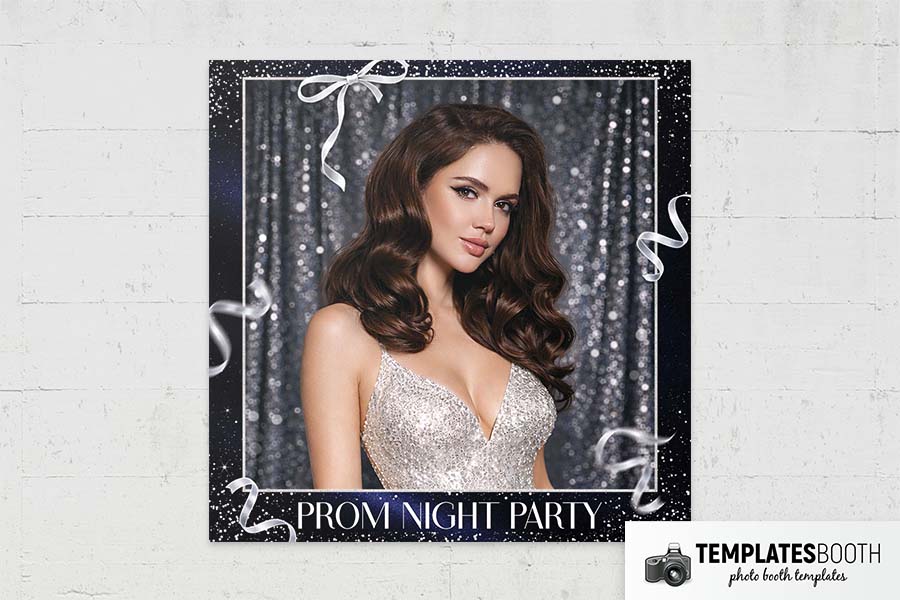 Prom Night Party Photo Booth Template Preview