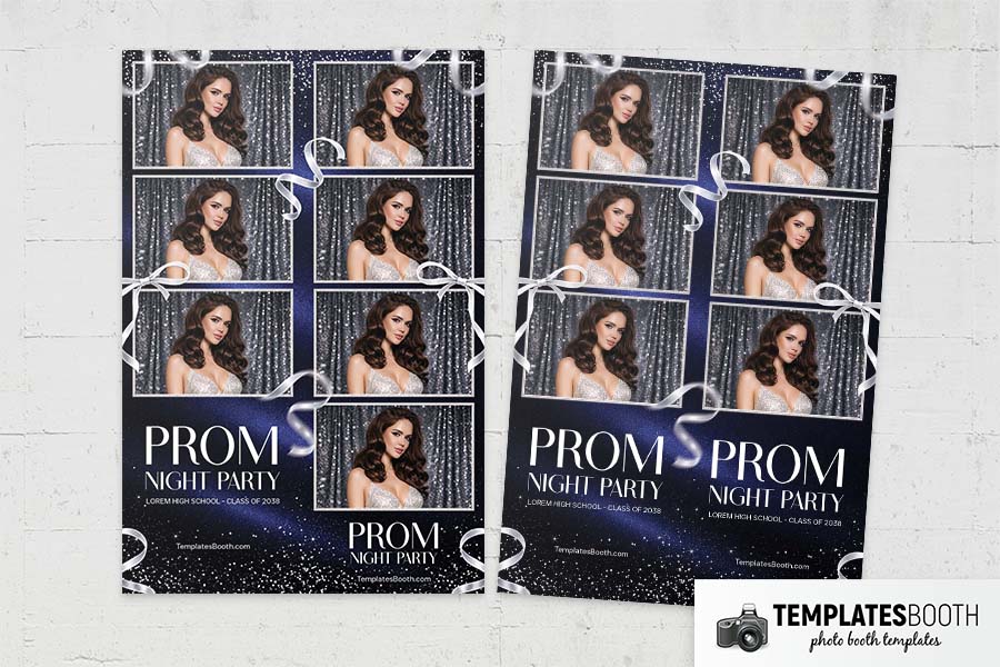 Prom Night Party Photo Booth Template Preview