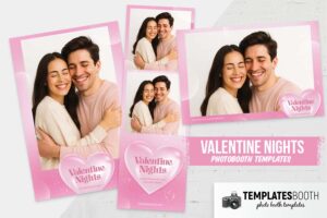 Valentine Nights Photo Booth Template