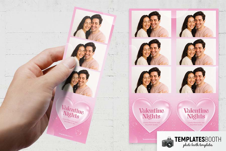 Valentine Nights Photo Booth Template