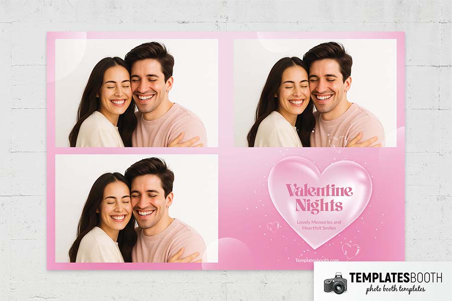 Valentine Nights Photo Booth Template