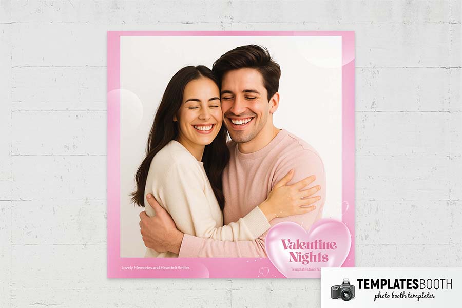 Valentine Nights Photo Booth Template