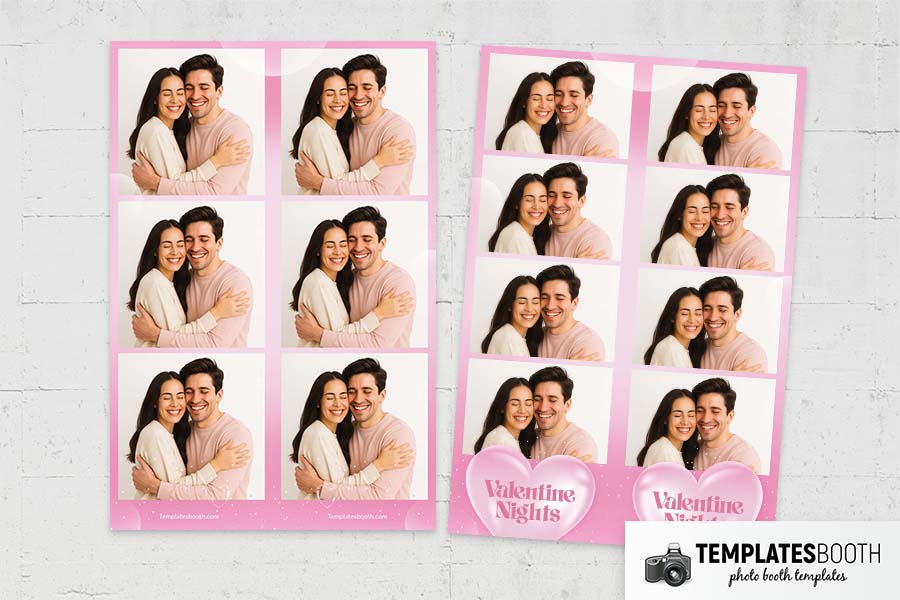 Valentine Nights Photo Booth Template
