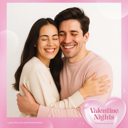 Valentinsnächte Fotobox-Vorlage