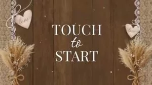 Rustic Barn Wedding Photo Booth Template