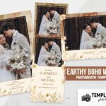 Earthy Boho Wedding Photo Booth Template