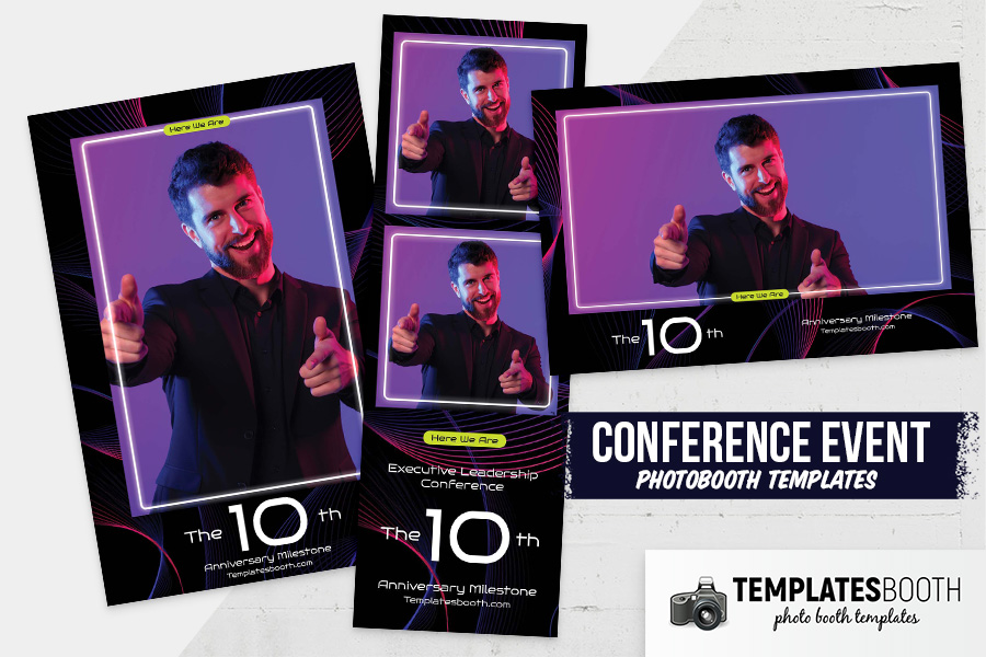 Executive Leadership Conference Photo Booth Template