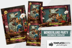 Fantastical Wonderland Party Photo Booth Template