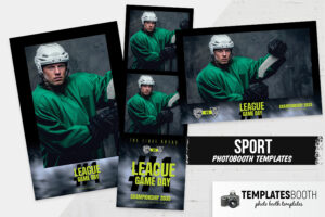 League Game Day Photo Booth Template