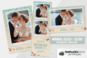 Minimal Beach / Ocean Photo Booth Template
