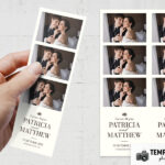Aperçu du modèle de mariage minimaliste pour photobooth