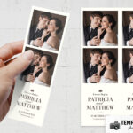 Aperçu du modèle de mariage minimaliste pour photobooth
