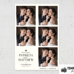 Aperçu du modèle de mariage minimaliste pour photobooth