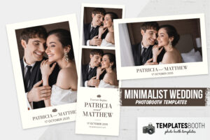 Minimalist Wedding Photo Booth Template