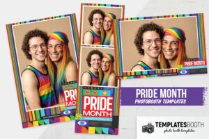 Pride Month Photo Booth Template