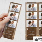 Aperçu du modèle de mariage rustique dans une grange pour photobooth