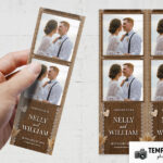 Aperçu du modèle de mariage rustique dans une grange pour photobooth