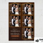 Rustic Wedding Photo Booth Template Preview