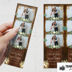 Rustic Wedding Photo Booth Template Preview