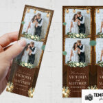 Rustic Wedding Photo Booth Template Preview