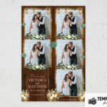 Rustic Wedding Photo Booth Template Preview