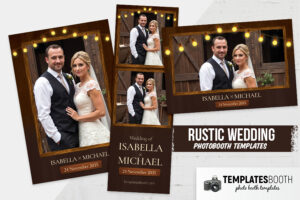 Rustic Wedding Photo Booth Template