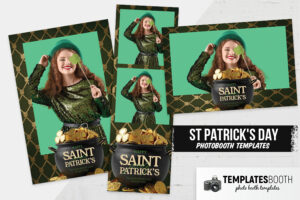 St. Patrick's Day Photo Booth Template