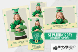 St Patrick's Day Photo Booth Template
