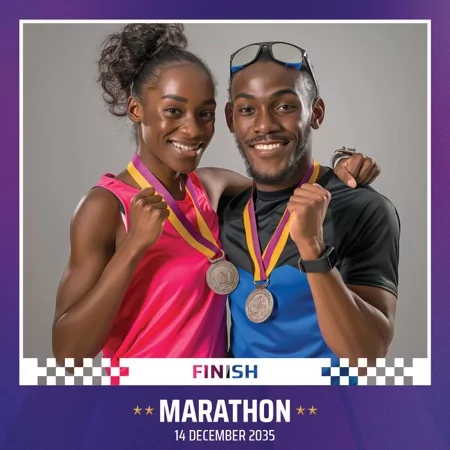 Marathon Photo Booth Template