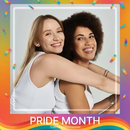 Pride Month Photo Booth Template