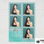 Elegant Birthday Party Photo Booth Template Preview