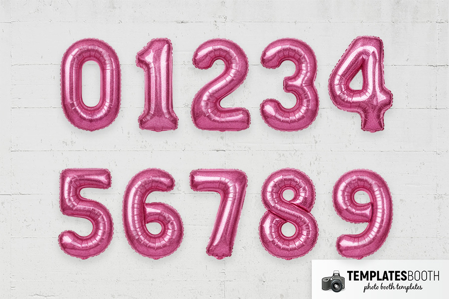Birthday Party Photo Booth Template Preview