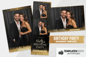 Birthday Party Photo Booth Template