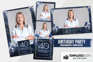 Birthday Party Photo Booth Template