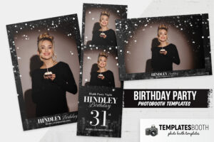 Birthday Party Photo Booth Template