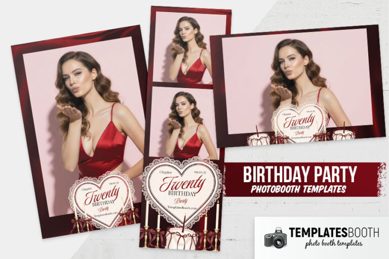 Birthday Party Photo Booth Template