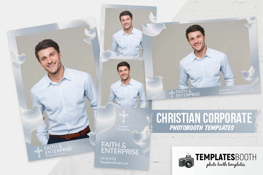 Christian Corporate Photobooth Template Preview