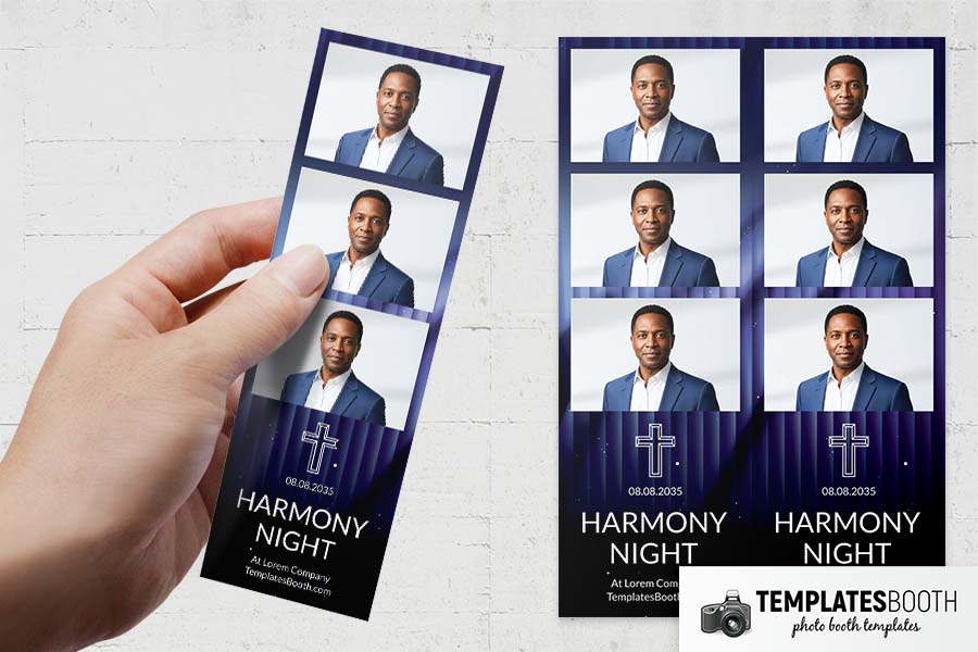 Christian Corporate Photo Booth Template Preview