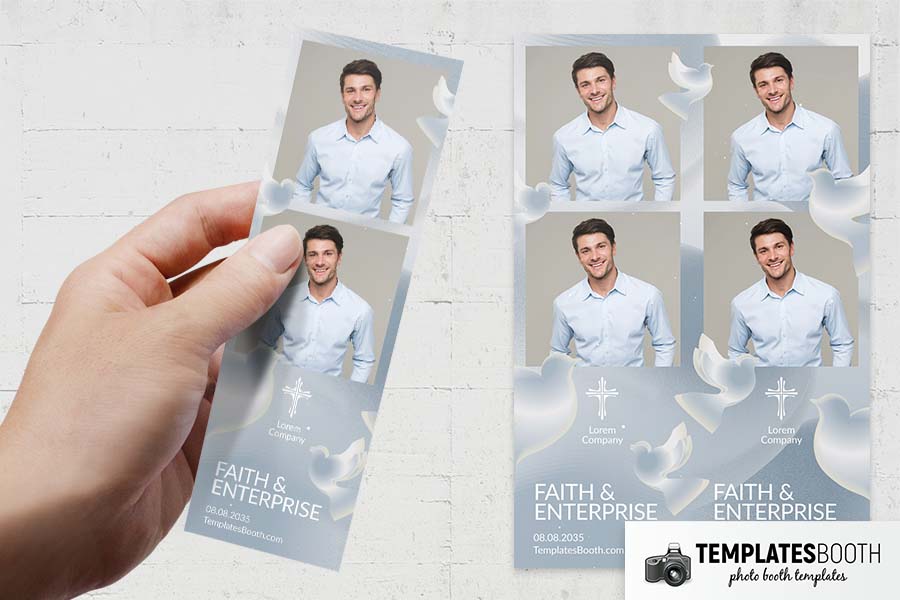 Christian Corporate Photobooth Template Preview