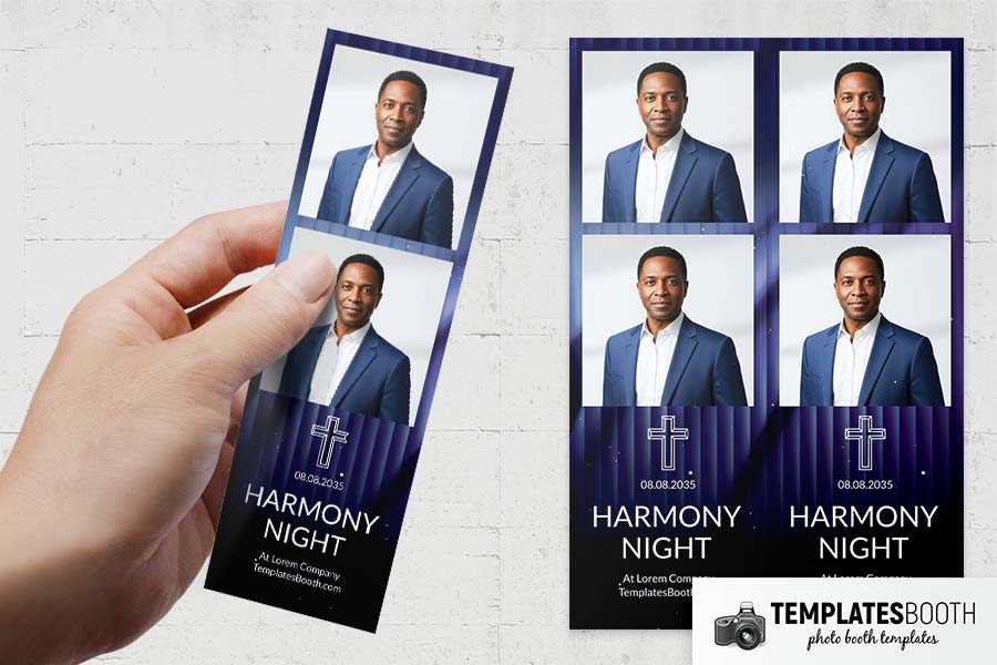 Christian Corporate Photo Booth Template Preview