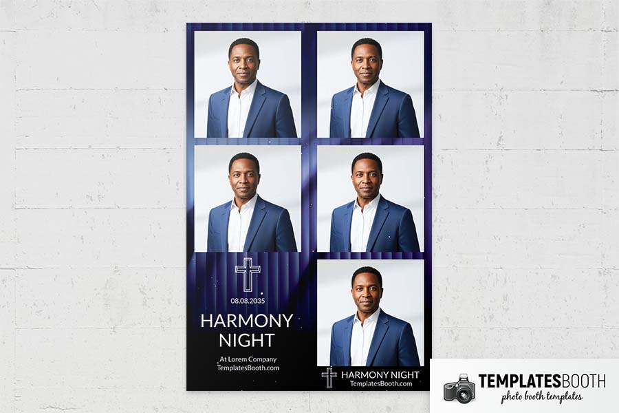 Christian Corporate Photo Booth Template Preview