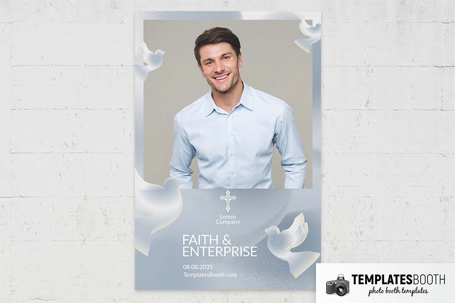 Christian Corporate Photobooth Template Preview