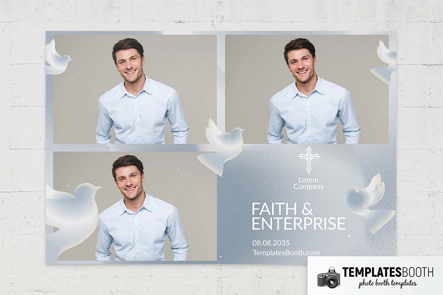 Christian Corporate Photobooth Template Preview