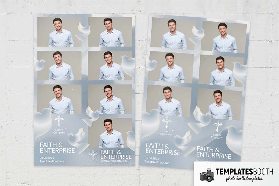 Christian Corporate Photobooth Template Preview